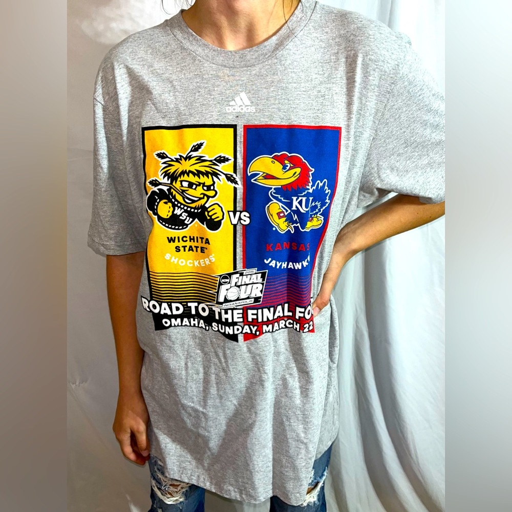 Road to the Final Four large tee (KU vs. WSU)